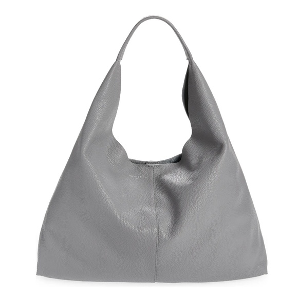 Kurt Geiger Handbags - Kurt Geiger London Violet Large Leather Hobo - Grey